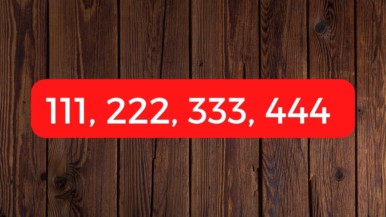 Que signifie voir le 111, 222, 333, 444 ?